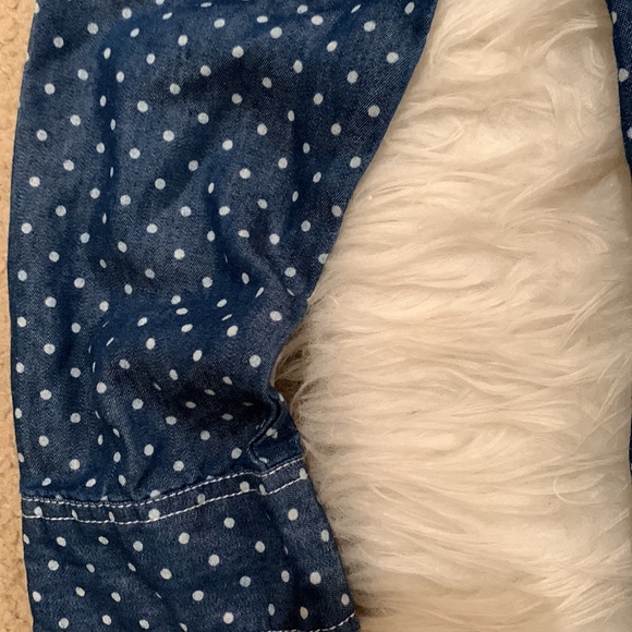 Button down Polka dot denim shirt - Picture 6 of 7